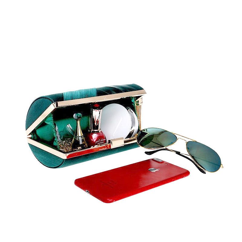 Evening Clutch Bag with Tassel, Party Handbag for Women, Satin Fabric